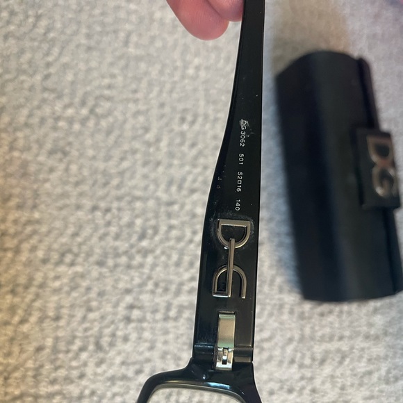 Dolce & Gabbana Eyeglasses Frames Black DG3062 858  Rectangular 54-16-140 - Picture 5 of 8